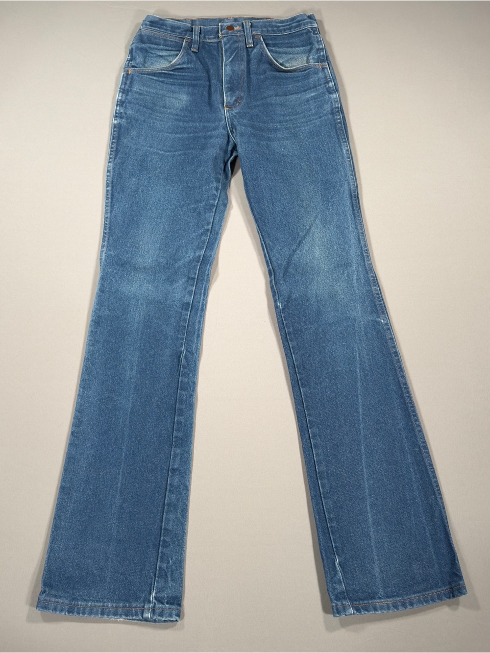 Vintage Wrangler 935NAV Cowboy Cut 31x36 (Fits 30x35) Slim Bootcut Denim Jeans - Picture 2 of 13